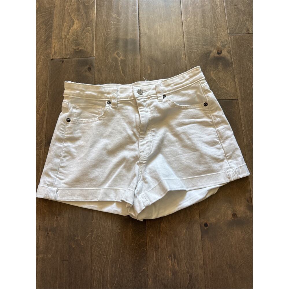 Women’s American Eagle White Jean Shorts Stretch Size 6